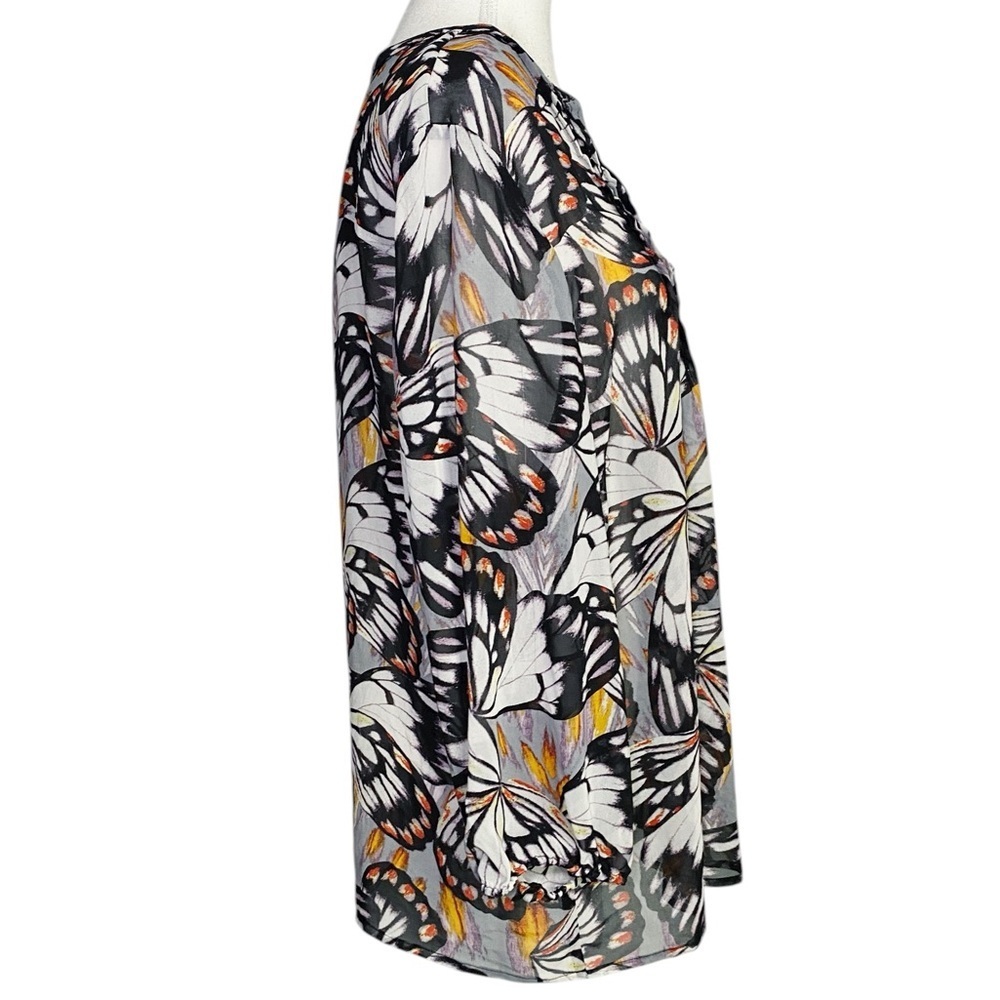 Hope Springs Butterfly Patterned Blouse - Picture 3 of 14